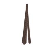 Kiton Silkblomma Slips Brown, Herr