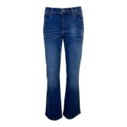 2-Biz Vida Flared Jeans Blue, Dam