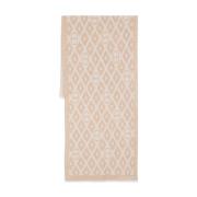 Twinset Ovalt Tryck Stola Beige, Dam