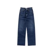 Agolde Stiliga Harper Jeans för Kvinnor Blue, Dam