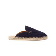 Scarosso Blå mocka espadrillos Blue, Herr