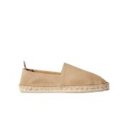 Scarosso Beige Suede Espadrilles Beige, Herr