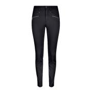 2-Biz Rany Högmidjade Skinnybyxor Black, Dam