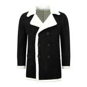 True Rise Shearling Lammy Coat - Herr Mockajacka Black, Herr