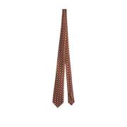 Kiton Silkblomma Slips Brown, Herr