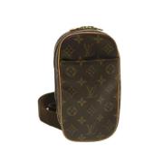 Louis Vuitton Vintage Champagne Guld Lammskinn Chanel Fickväska Brown,...