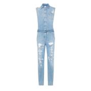 Dondup Stilfull Jumpsuit Kollektion Blue, Dam