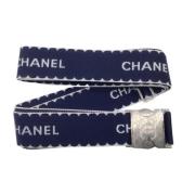 Chanel Vintage Pre-owned Canvas skrp Blue, Unisex