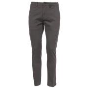 Siviglia Slim Fit Carducci Byxor i Bomull Gray, Herr