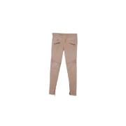 Balmain Pre-owned Pre-owned Bomull jeans Pink, Dam