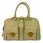 Marc Jacobs Pre-owned Venetia quiltad väska Beige, Dam