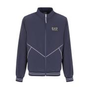 Emporio Armani EA7 Sweatshirt med dragkedja Gray, Herr