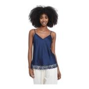 Molly Bracken Sleeveless Tops Blue, Dam