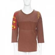 Maison Margiela Pre-owned Pre-owned Bomull toppar Brown, Dam