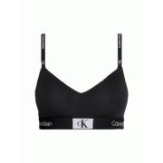 Calvin Klein Svart Stilfull Bralette Black, Dam