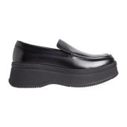 Calvin Klein Svarta Loafers för Kvinnor Black, Dam