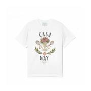 Casablanca T-shirt med tryckt logotyp White, Herr