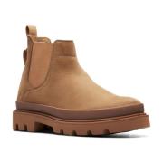 Clarks Beige Ankelboots Beige, Herr