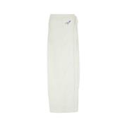 Emilio Pucci Vit nylonblandad kjol White, Dam