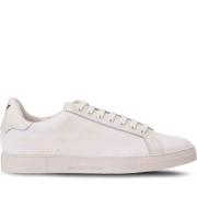 Emporio Armani Vita Avslappnade Sneakers White, Herr