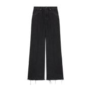 Gucci Svarta Loose-Fit Jeans Black, Herr