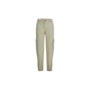 Guess Wide Trousers Green, Dam