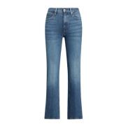 Polo Ralph Lauren Hög Midja Flare Bootcut Jeans Blue, Dam