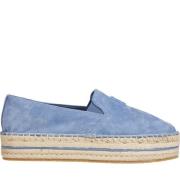 Tommy Hilfiger Flatform espadrille Blue, Dam