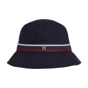 Tommy Hilfiger Blå Feminin Bucket Hat Blue, Dam