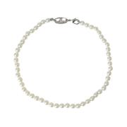 Vivienne Westwood Stuart Pärlhalsband White, Herr