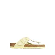 Birkenstock Snygga Flip Flops Yellow, Dam