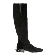 Dolce & Gabbana Stunning Over-knee Stövlar för Kvinnor Black, Dam