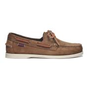 Sebago Nautiska Båtskor Brown, Herr