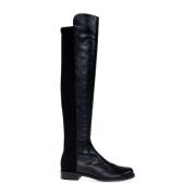 Stuart Weitzman 5050 stövlar över knä Black, Dam