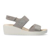 Mephisto Charmig Faux-Stone Dam Sandal Gray, Dam