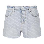 Alexander Wang Denim Shorts Blue, Dam