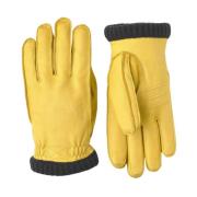 Hestra Deerskin Primaloft Rib Handskar, Gul Yellow, Herr