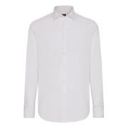 Boggi Milano Slim Fit Stretch Bomullsskjorta White, Herr