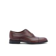 Lottusse Oxford Straight Toe Business Skor Brown, Herr