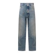 Darkpark Män kläder jeans fitm01db195 Blue, Herr
