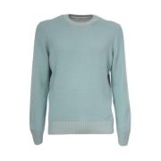 Gran Sasso Slim Fit Crew Neck Cashmere Tröja Green, Herr