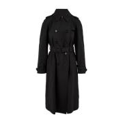 Aspesi Svart Trenchcoat för Kvinnor Black, Dam