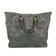 Prada Vintage Pre-owned Läder prada-vskor Gray, Dam