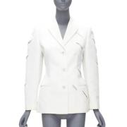 Versace Pre-owned Pre-owned Bomull ytterklder White, Dam