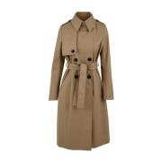 Douuod Woman Brun Trenchcoat för Kvinnor Brown, Dam