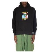 Pleasures Sonic Youth Dirty Hoodie Black, Herr