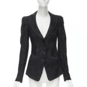 Armani Pre-owned Pre-owned Polyester ytterklder Black, Dam