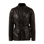 Belstaff Svarta Kappor för Män Black, Herr