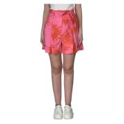 Pinko Blommiga Sereno Shorts Multicolor, Dam