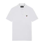 Lyle & Scott Enfärgade Polo Skjortor White, Herr